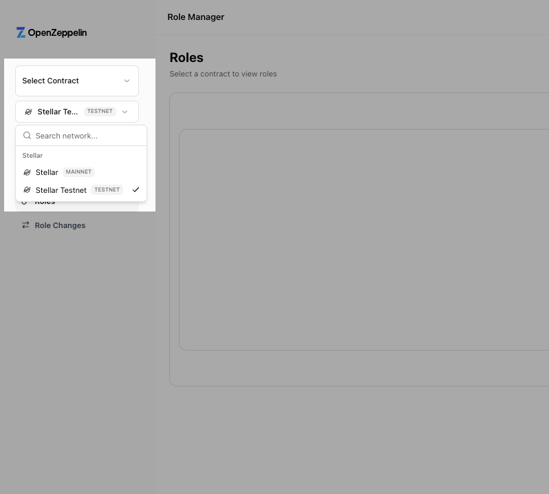 Quickstart select network